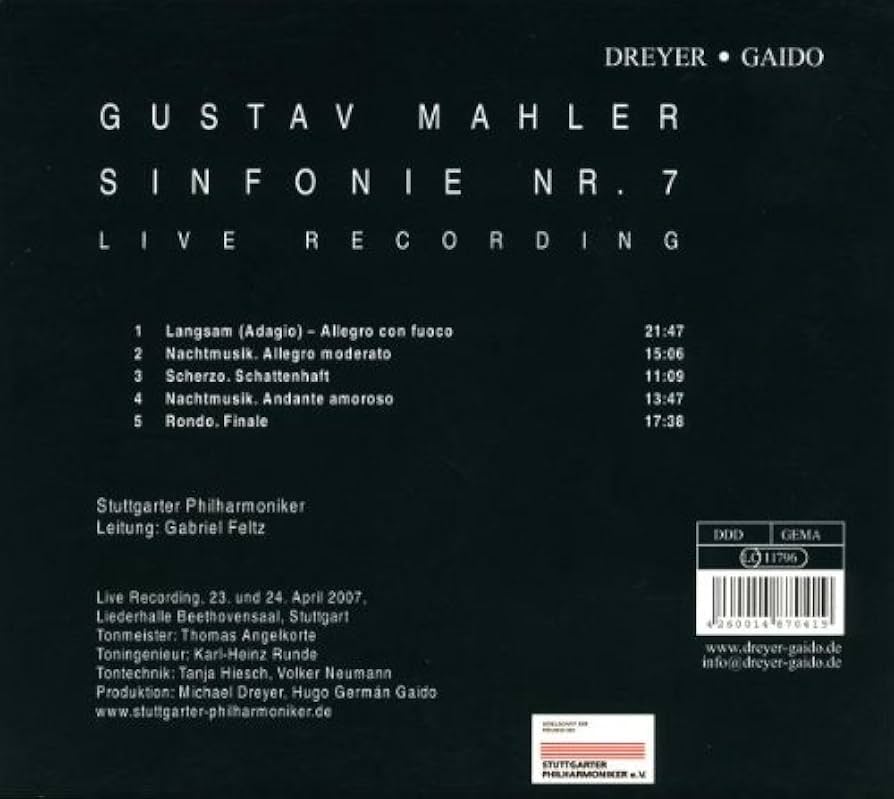 Amazon.co.jp: マーラー:交響曲第7番「夜の歌」: ミュージック